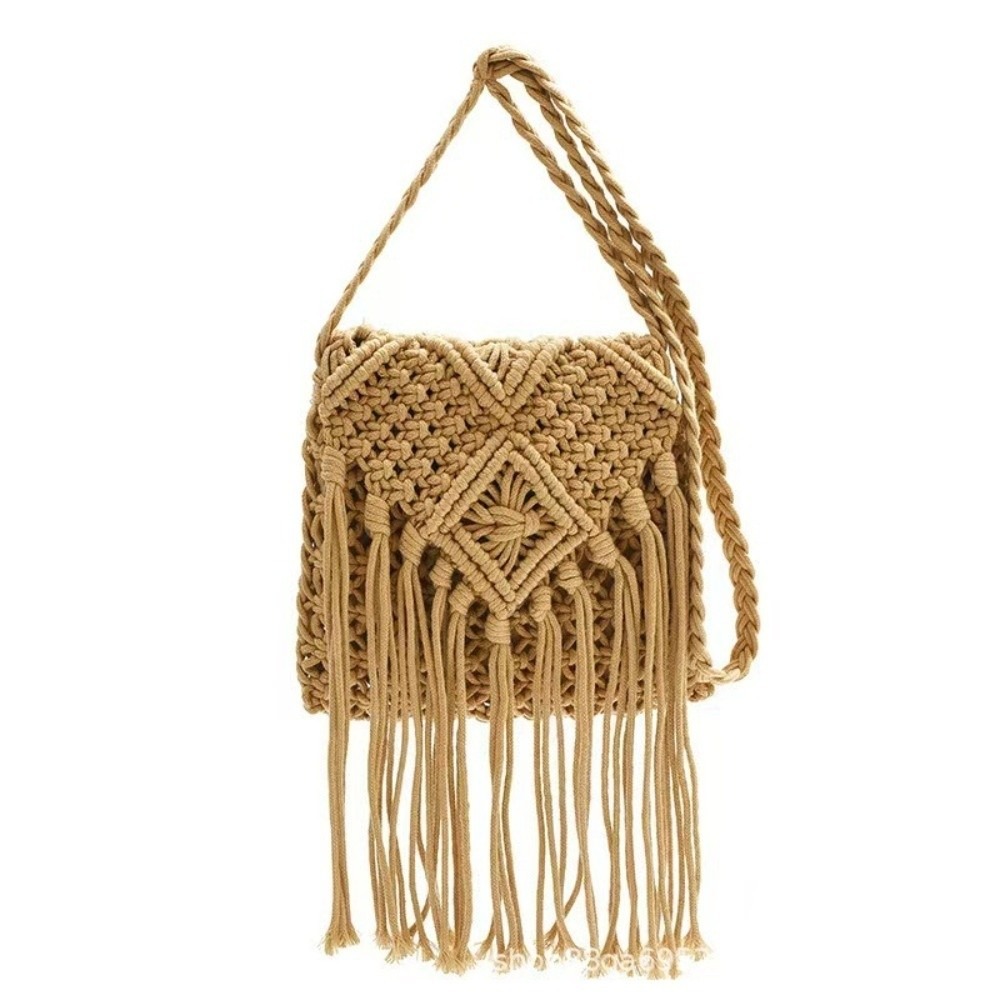 Woven Straw Bag - Fashion Ethnic Style Woven Straw Bag