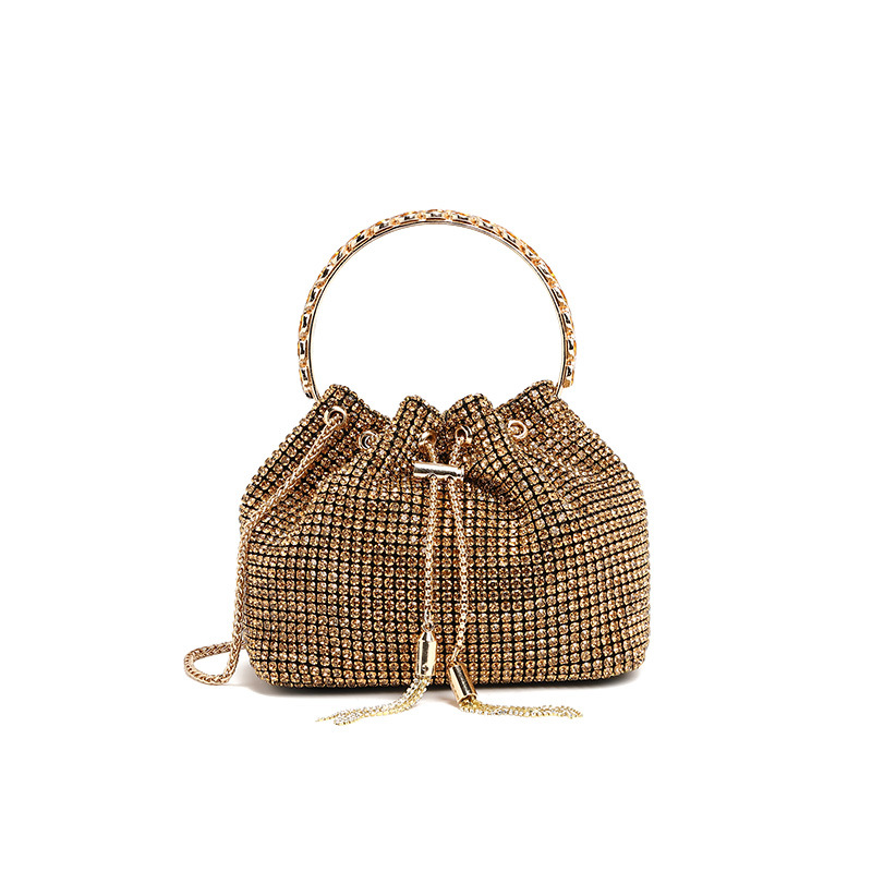 Women Bags In Trend - Trend Rhinestone Women's Bag Wind Chain