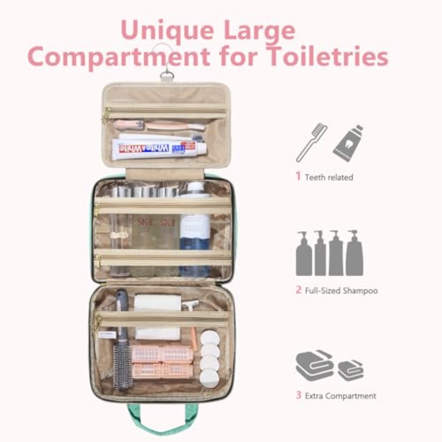 Detachable Travel Toiletry Bag - Women Bags Large ulasan dan harga