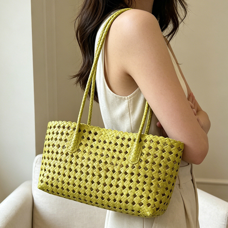 2026  Women New Simple Weaving - Women Bags Manufacturer ulasan dan harga
