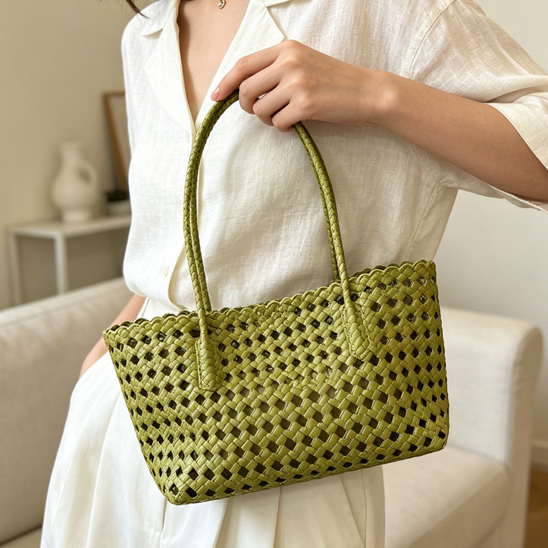 2026  Women New Simple Weaving - Women Bags Manufacturer ulasan dan harga