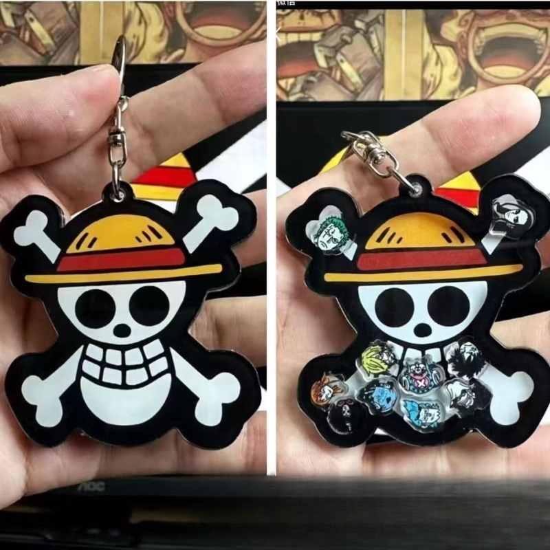 One Piece keychain Luffy straw - Woven Straw Bag ulasan dan harga