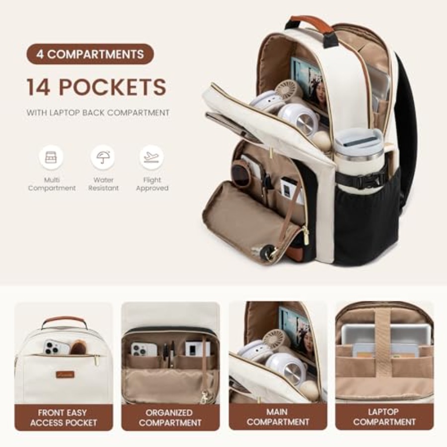 Laptop Backpack for Women with - Women Bags Large ulasan dan harga