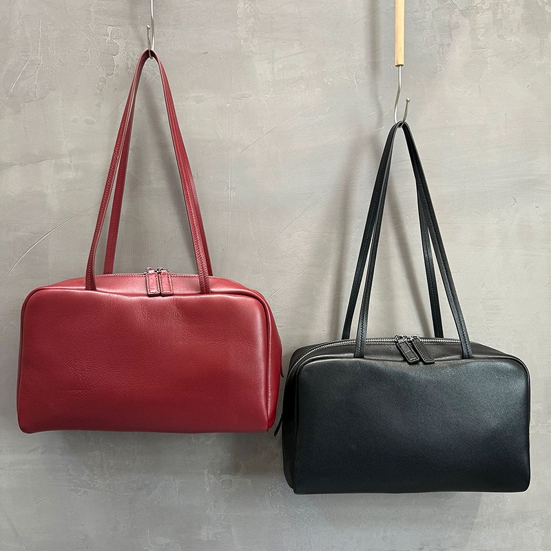 Sheepskin leather bowling bag  - Women Bags Manufacturer ulasan dan harga