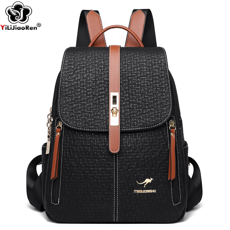 Fashion Backpacks Female High  - Women Bags White ulasan dan harga