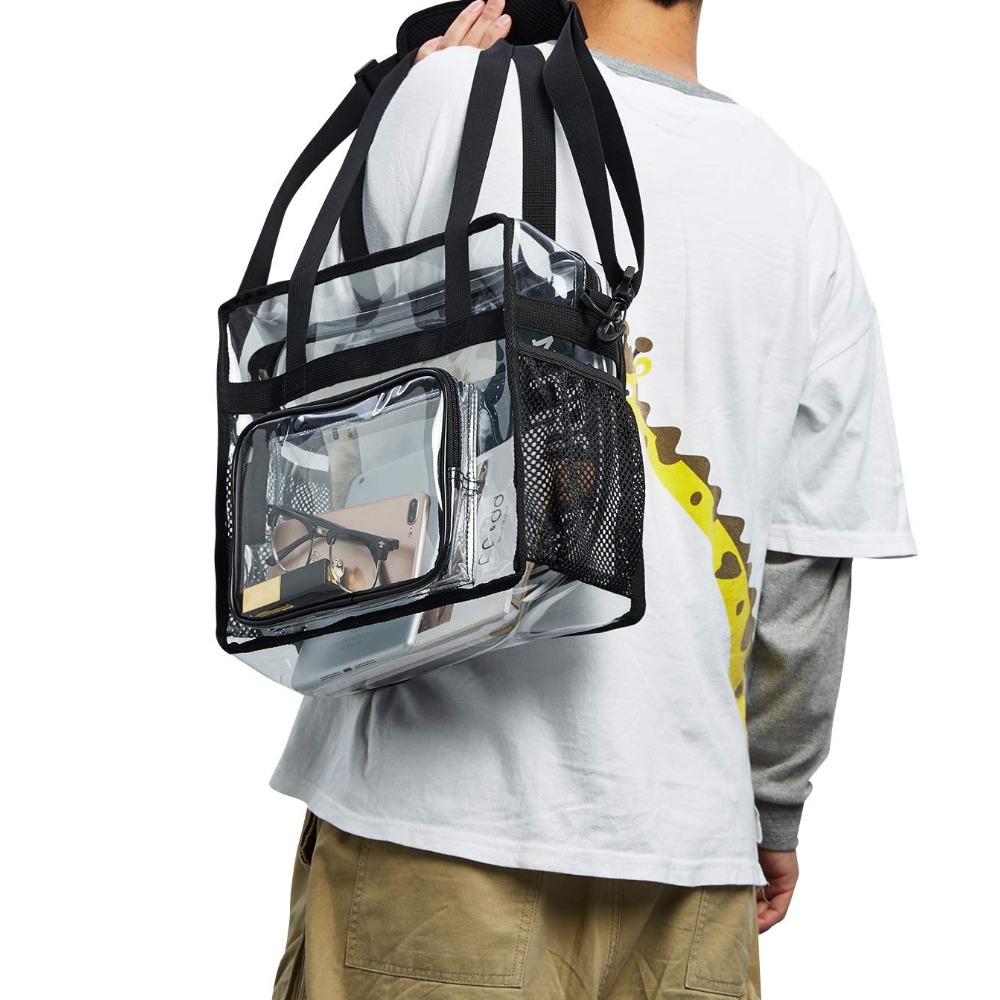 Clear Tote Bag Heavy Duty Plas - Women Bags Daily Use ulasan dan harga