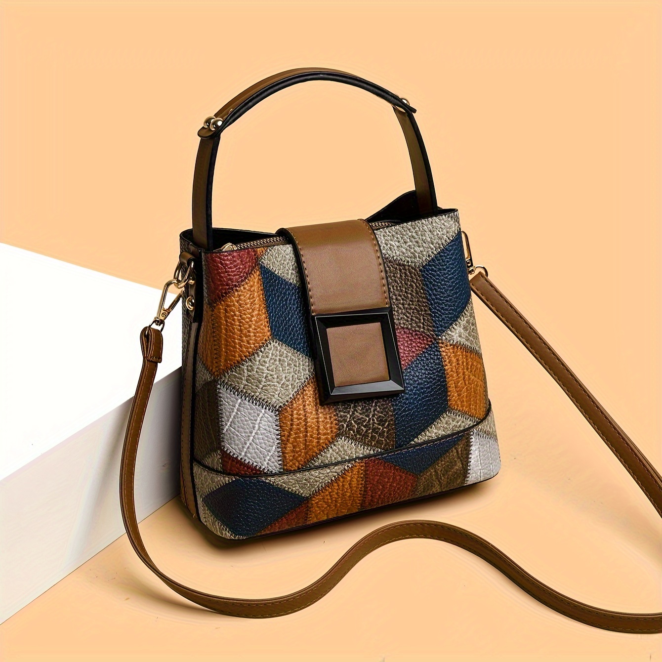 Simple Bucket Bag, Trendy Top  - Women'S Bags Top 10 ulasan dan harga