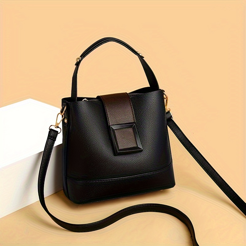Simple Bucket Bag, Trendy Top  - Women'S Bags Top 10 ulasan dan harga