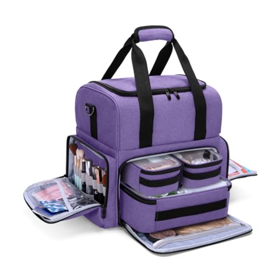 2 Layers Large Travel Makeup B - Women Bags Large ulasan dan harga