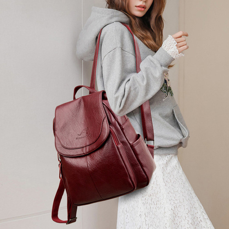 9 Color Women Soft Leather Bac - Women Bags White ulasan dan harga