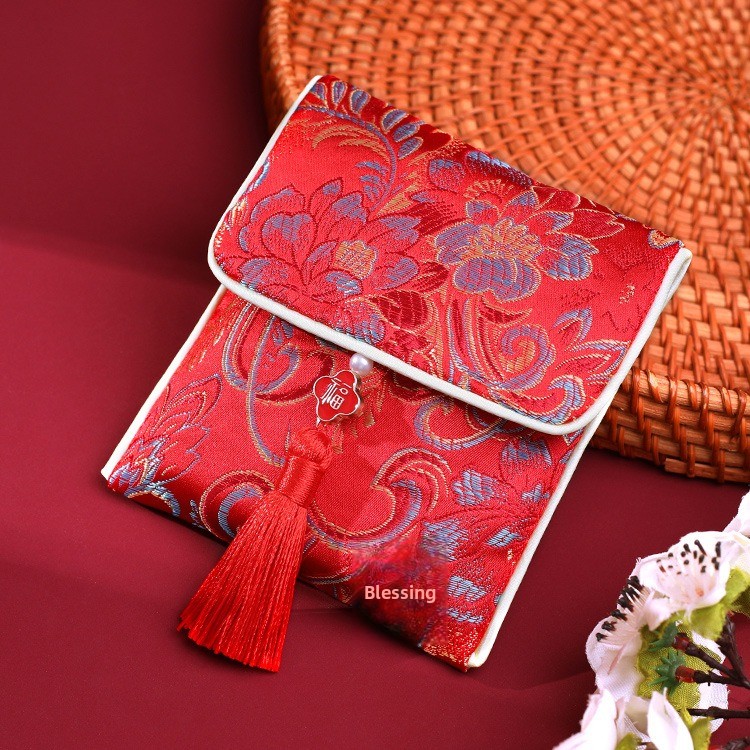 New Year Blessing Words Brocad - Women Bags For Eid ulasan dan harga