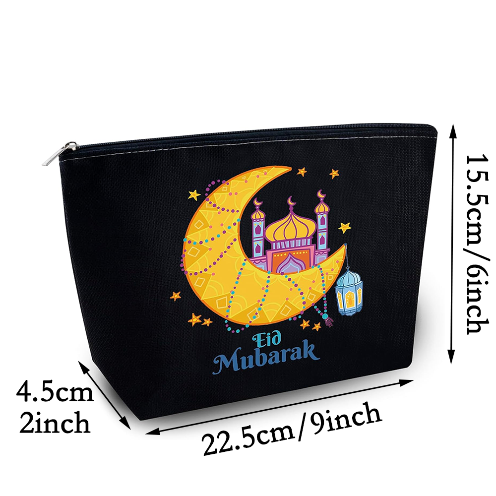 Eid Mubarak Black Canvas Makeu - Women Bags For Eid ulasan dan harga