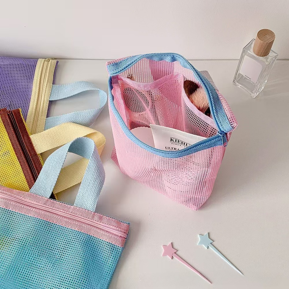 Macaron Color Makeup Organizer - Women Bags Daily Use ulasan dan harga