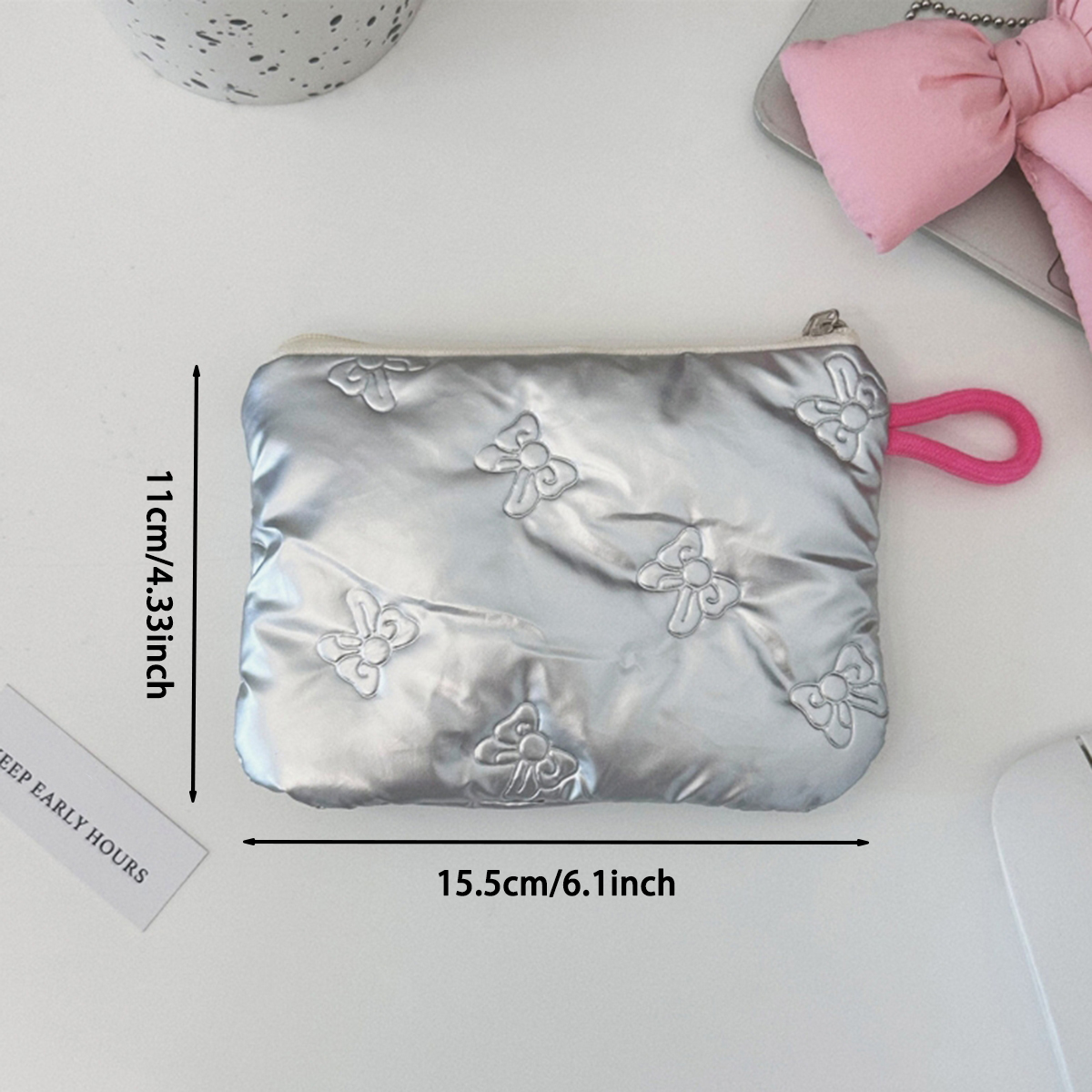 Silver Lingge Bow Pattern Coin - Women'S Bags At M&S ulasan dan harga