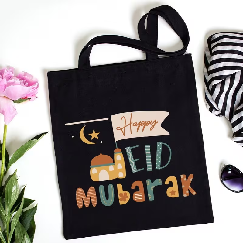 Aesthetic EID Mubarak Tote Bag - Women Bags For Eid ulasan dan harga