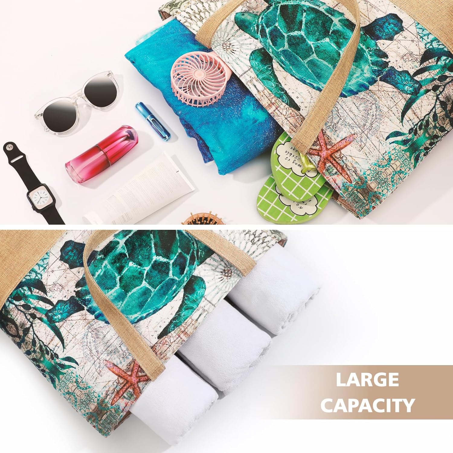 Large Beach Bag for Women with - Women Bags Large ulasan dan harga