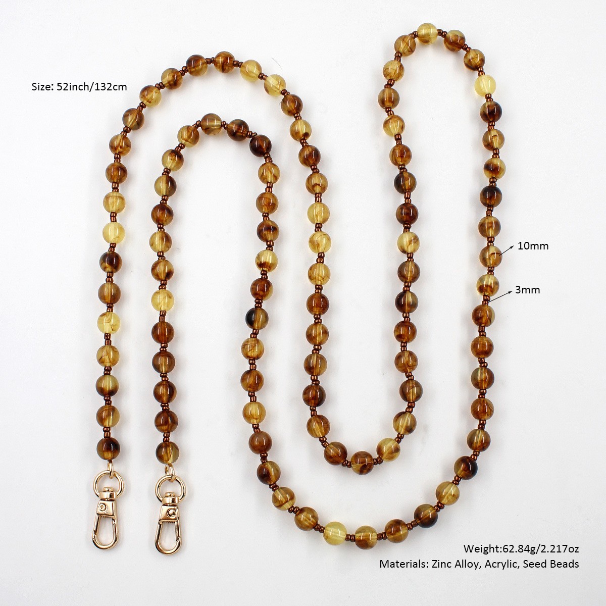 Women Glass Bead Bag Chain Lon - Women Bags Daily Use ulasan dan harga