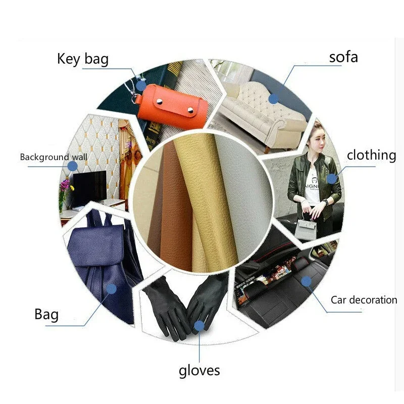 1Pc 100*140cm Litchi PU Leathe - Women Bags Manufacturer ulasan dan harga