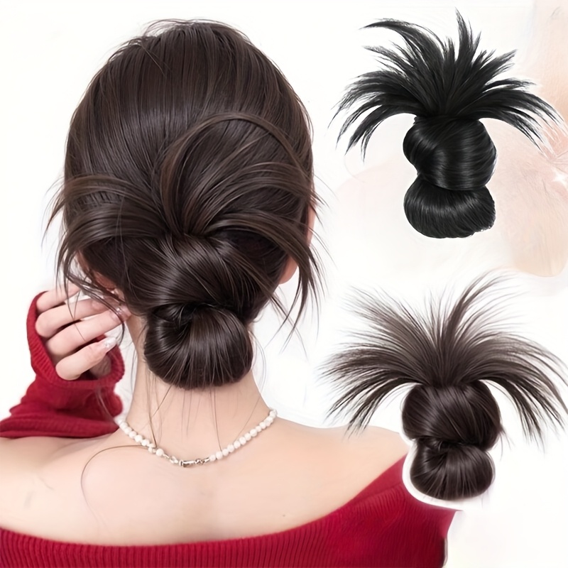 Low Synthetic Bun Ponytail Hai - Women Bags Daily Use ulasan dan harga