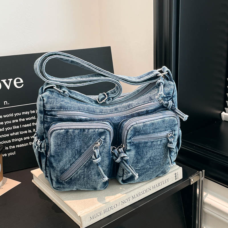 Fashion Denim Shoulder Bag New - Women'S Kipling Bags ulasan dan harga