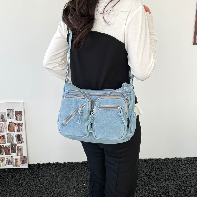 Fashion Denim Shoulder Bag New - Women'S Kipling Bags ulasan dan harga