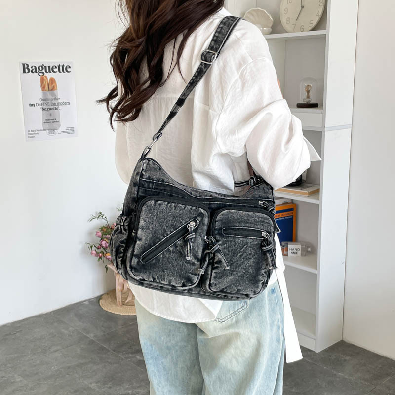 Fashion Denim Shoulder Bag New - Women'S Kipling Bags ulasan dan harga