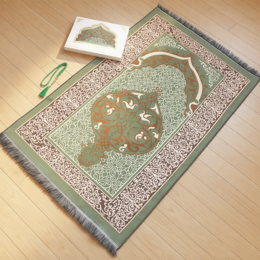 Muslim Prayer Rug with Tasbih  - Women Bags For Eid ulasan dan harga