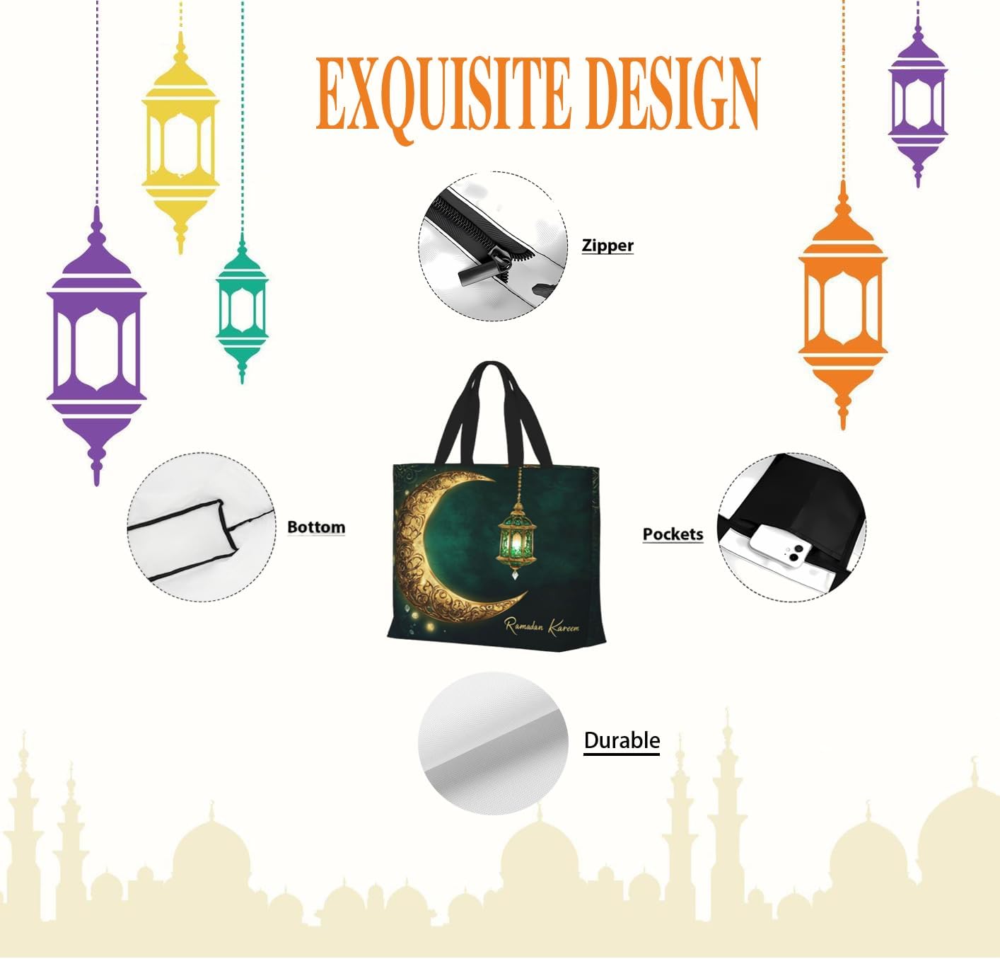 Ramadan Tote Bag Women Eid Mub - Women Bags For Eid ulasan dan harga