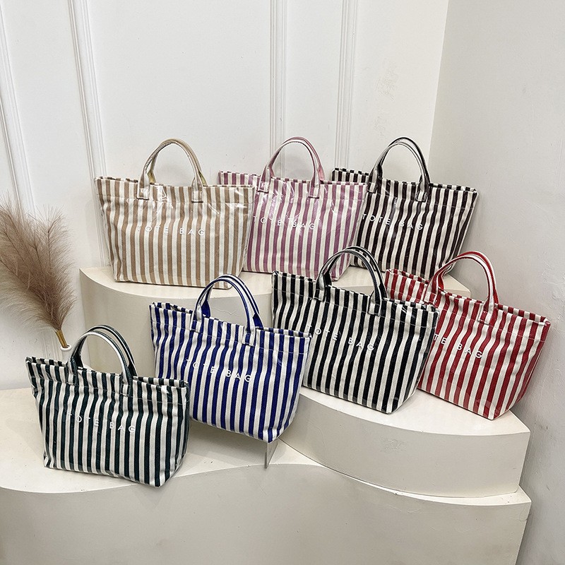 PVC Tote Bag,Vertical Stripe W - Women Bags In Amazon ulasan dan harga