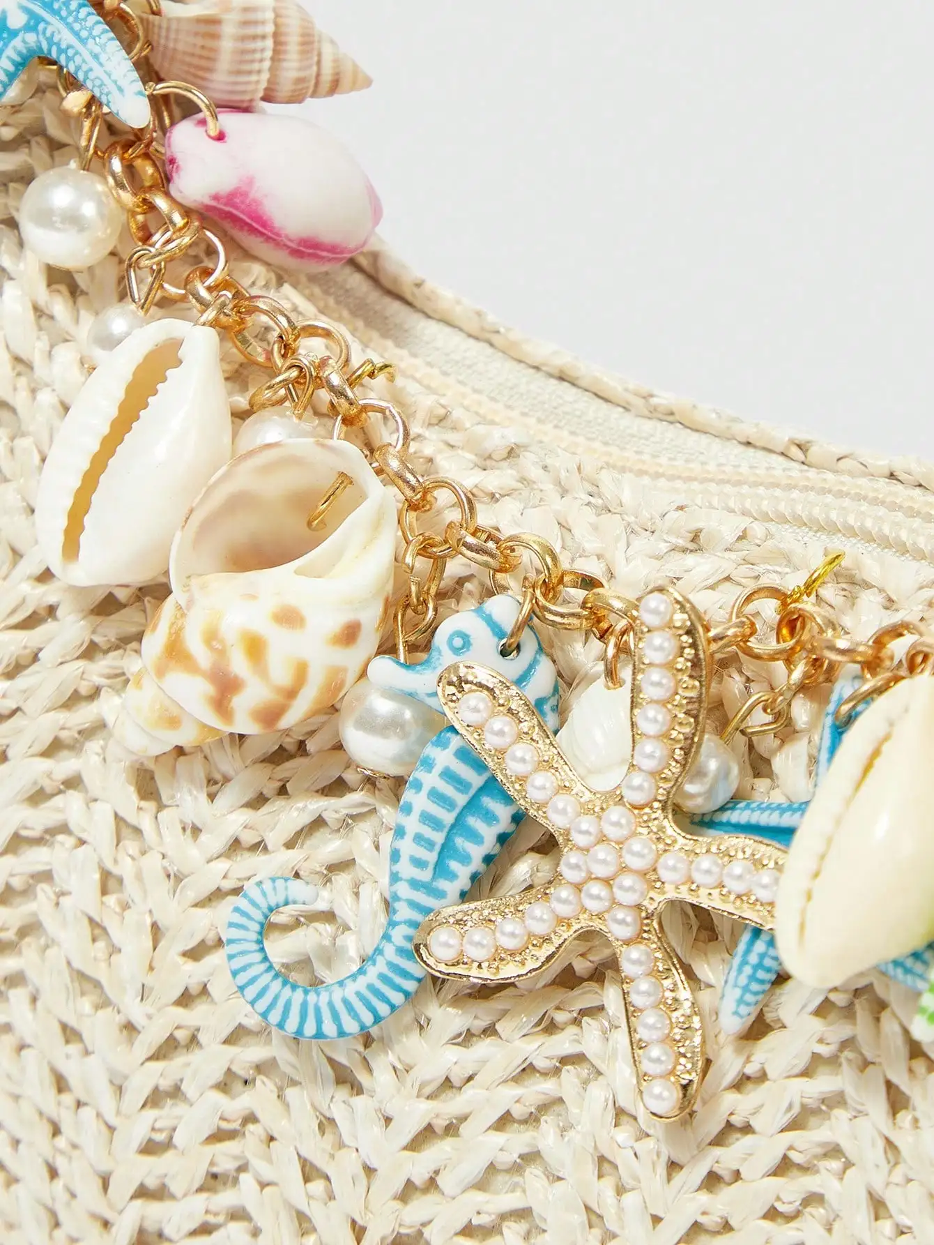 ROMWE Fairycore 1pc Summer Bea - Woven Straw Bag ulasan dan harga