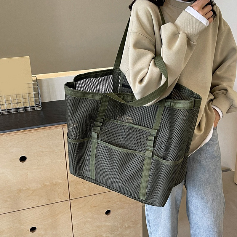 Hollow Large Capacity Makeup S - Women Bags White ulasan dan harga