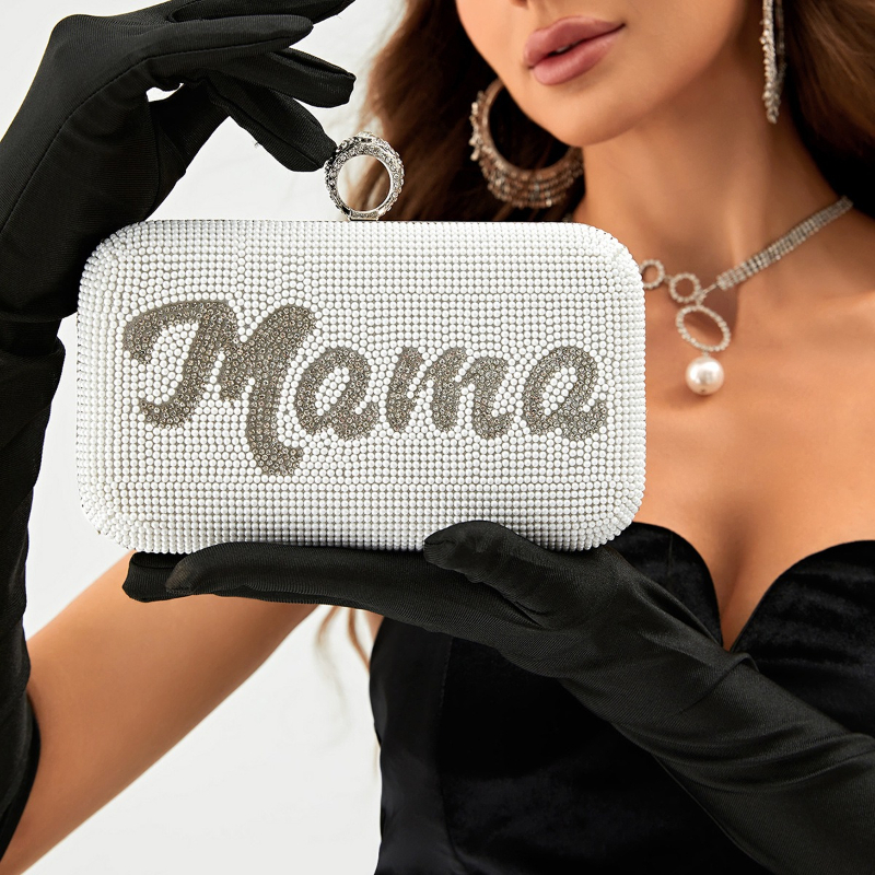 Classic White Wedding Hand Bag - Women'S Xoxo Bags ulasan dan harga