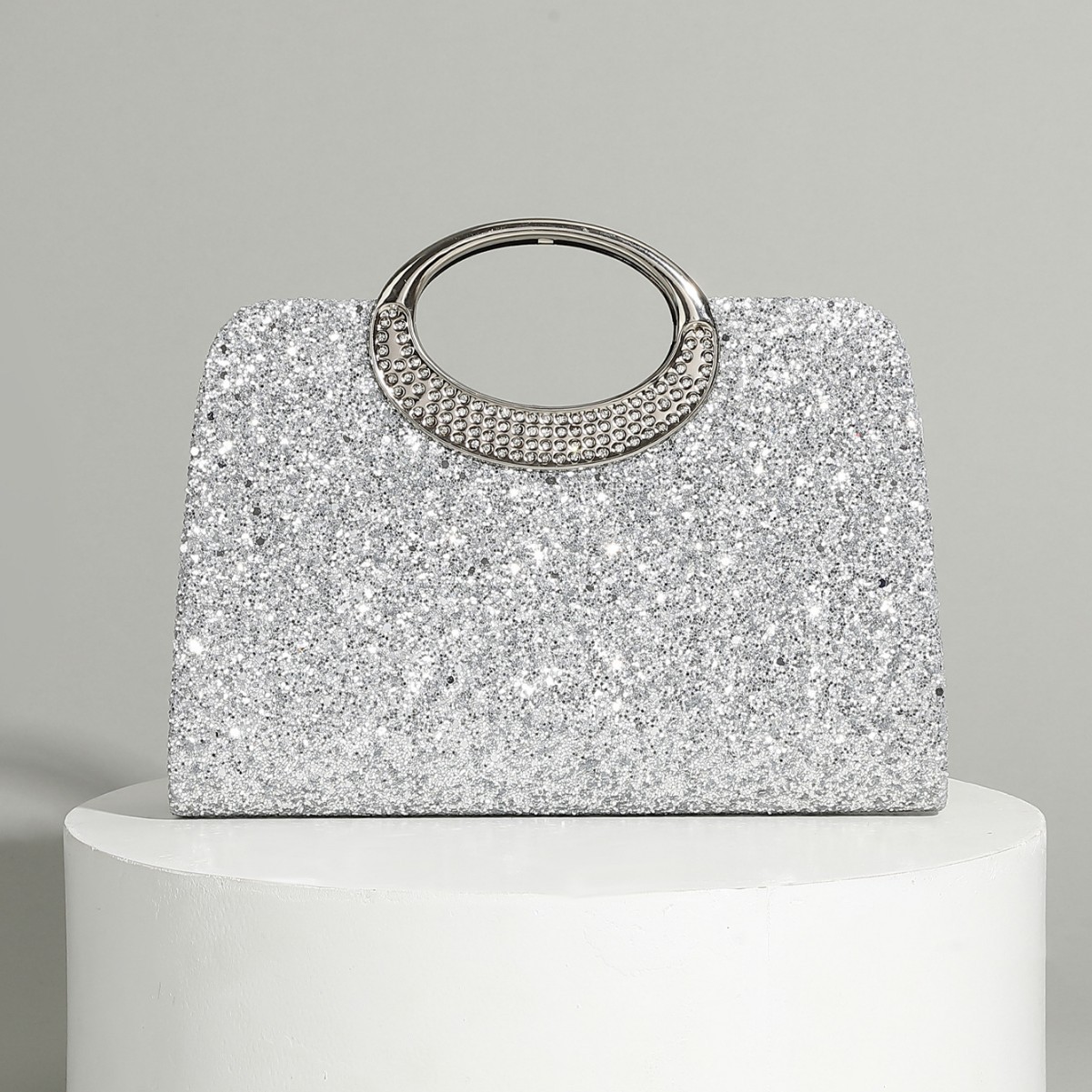 Vintage big ring handbag textu - Women Bags In Trend ulasan dan harga
