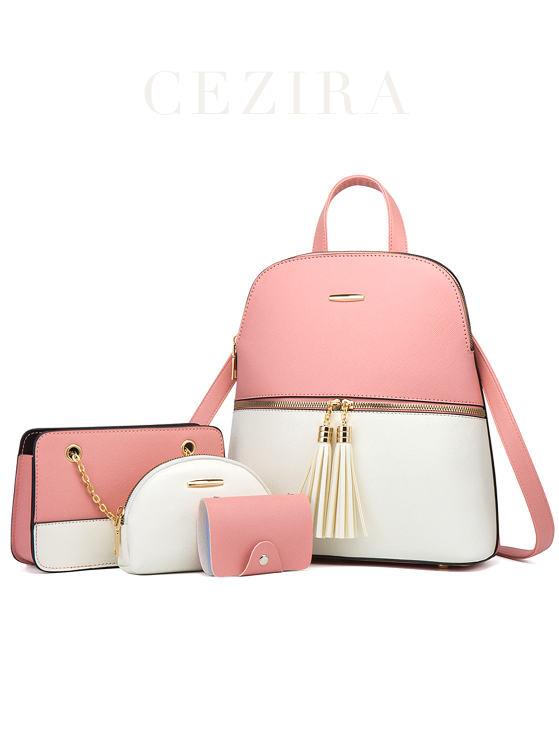 4 PCS Bags Set Women's Fashion - Women Bags In Amazon ulasan dan harga
