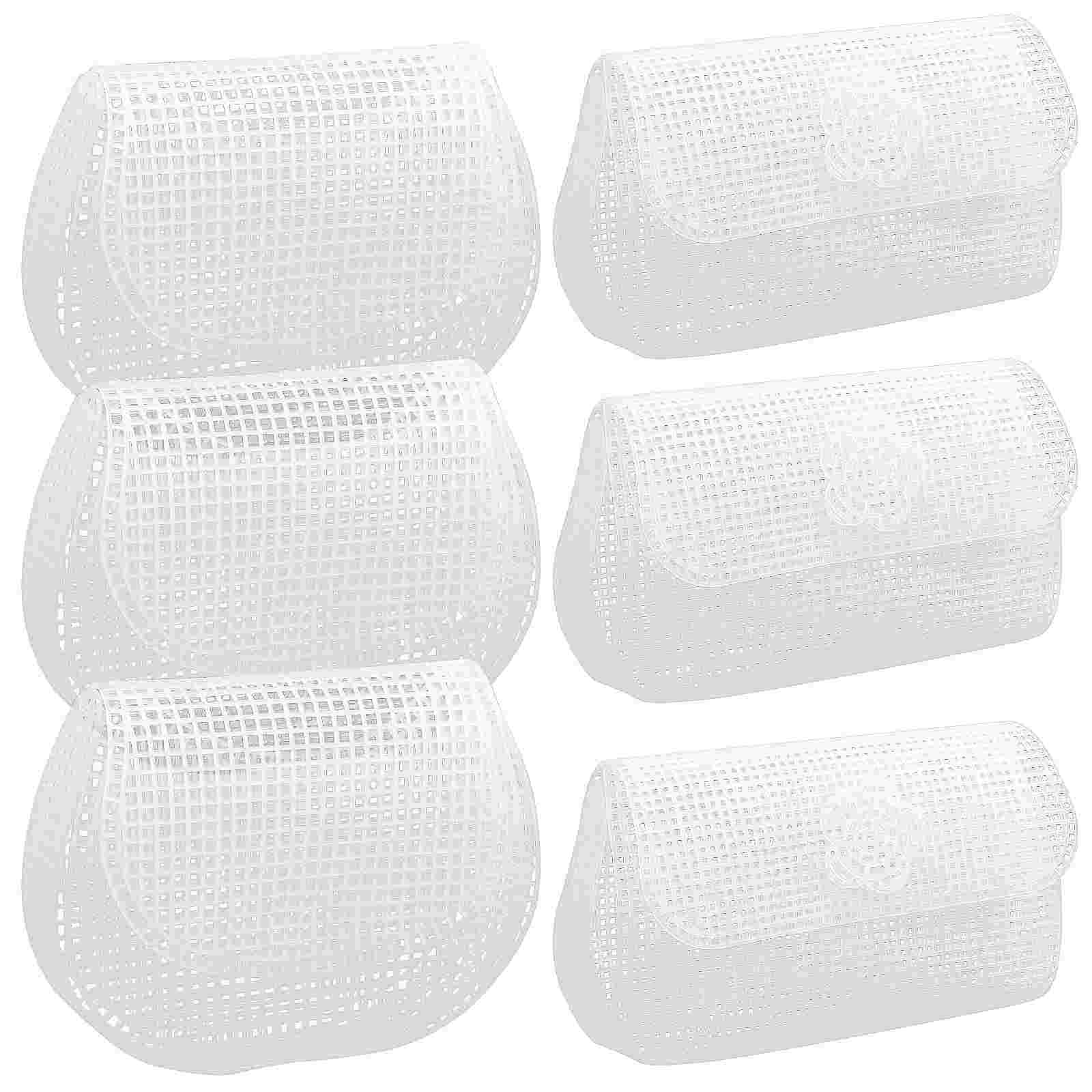 6 Pcs DIY Plastic Mesh Canvas  - Women Bags Manufacturer ulasan dan harga
