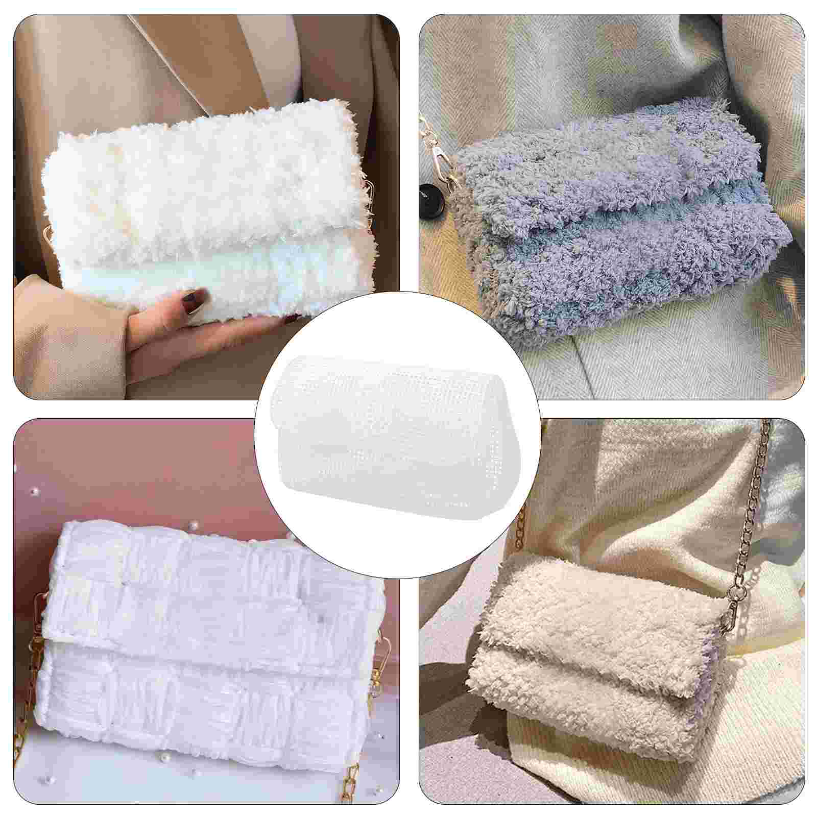 6 Pcs DIY Plastic Mesh Canvas  - Women Bags Manufacturer ulasan dan harga