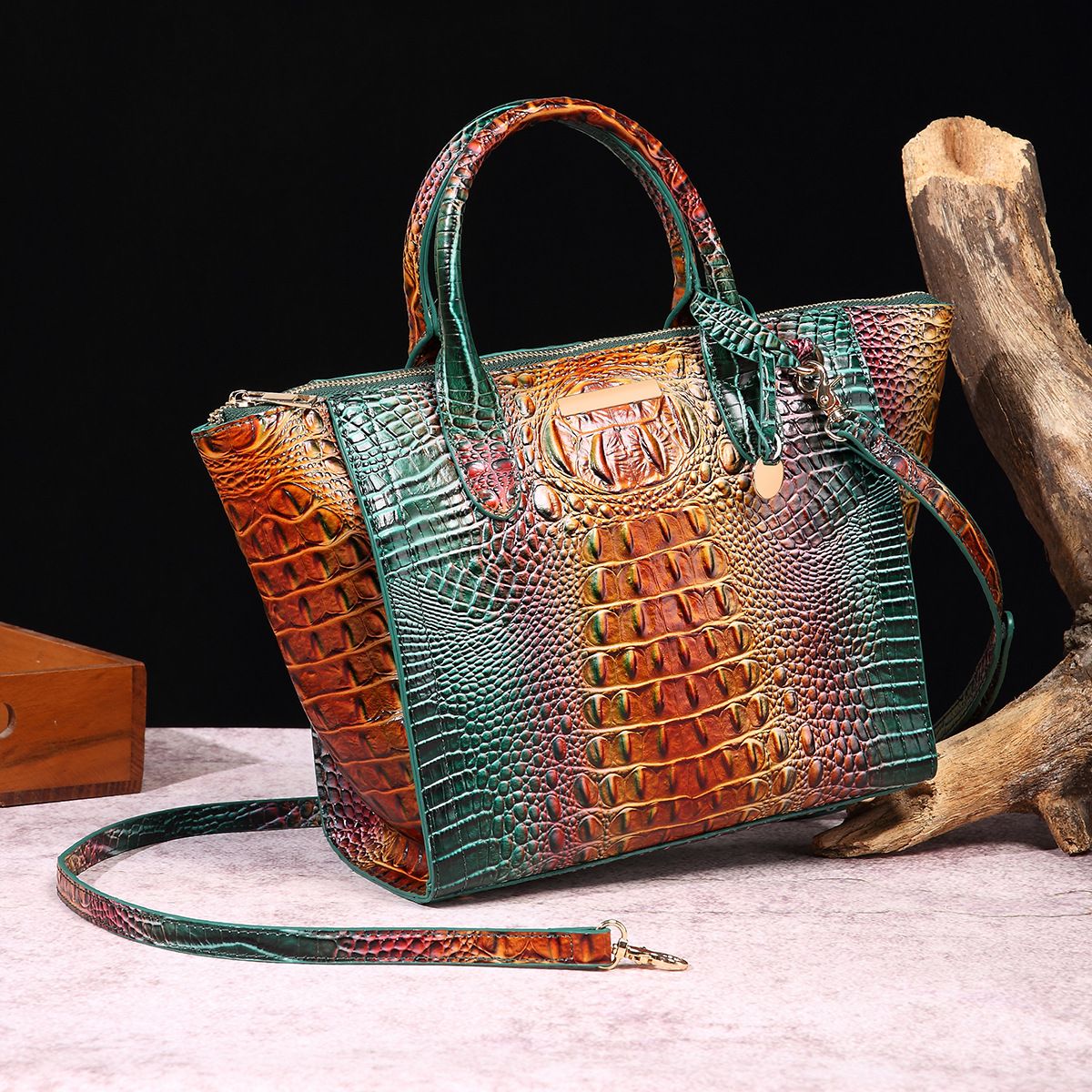 Crocodile pattern Designer Bra - Women'S Kipling Bags ulasan dan harga