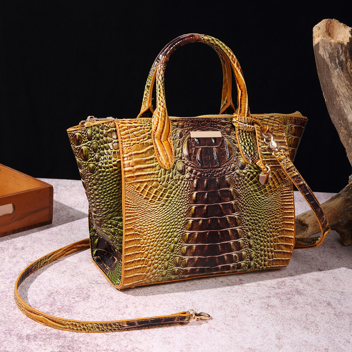 Crocodile pattern Designer Bra - Women'S Kipling Bags ulasan dan harga