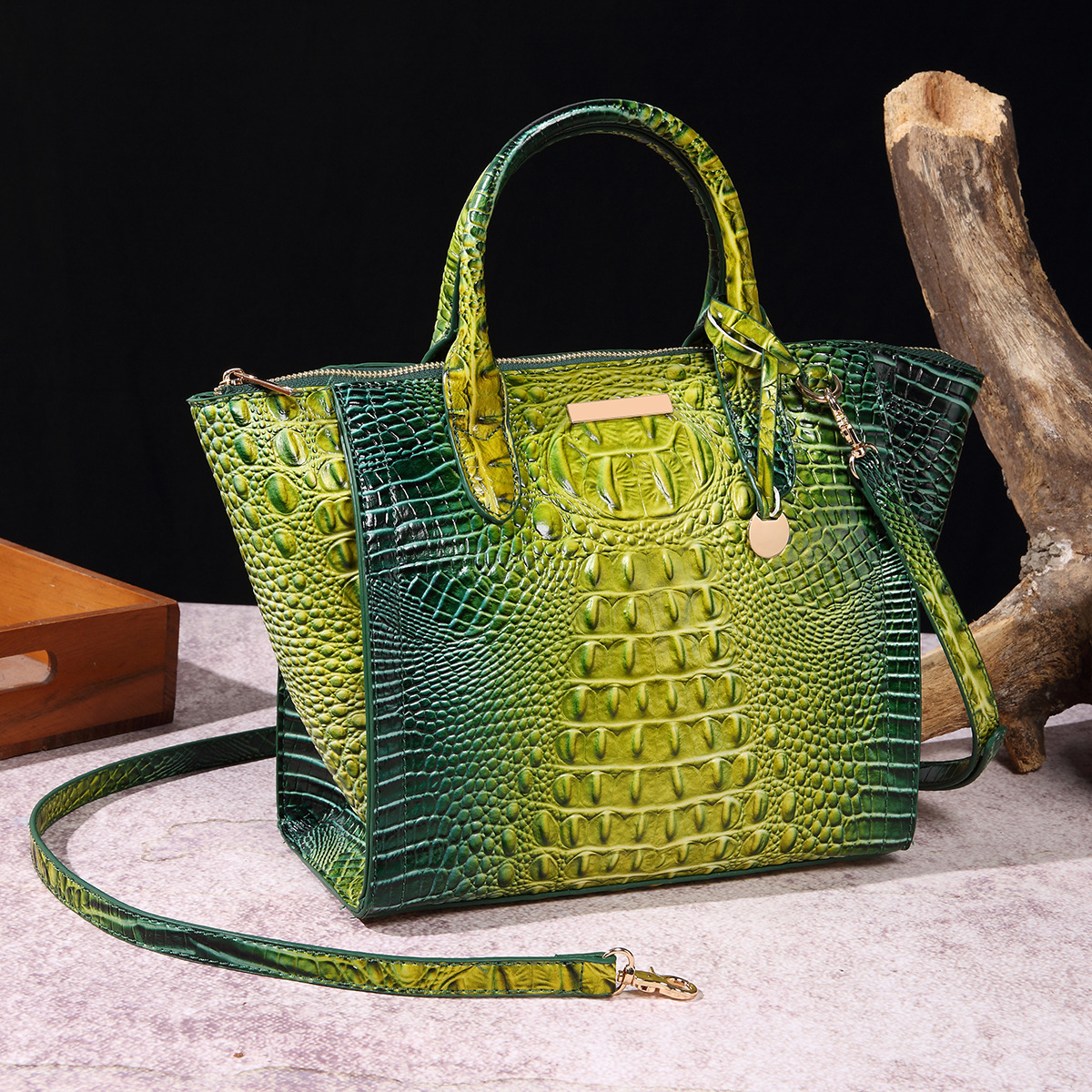 Crocodile pattern Designer Bra - Women'S Kipling Bags ulasan dan harga