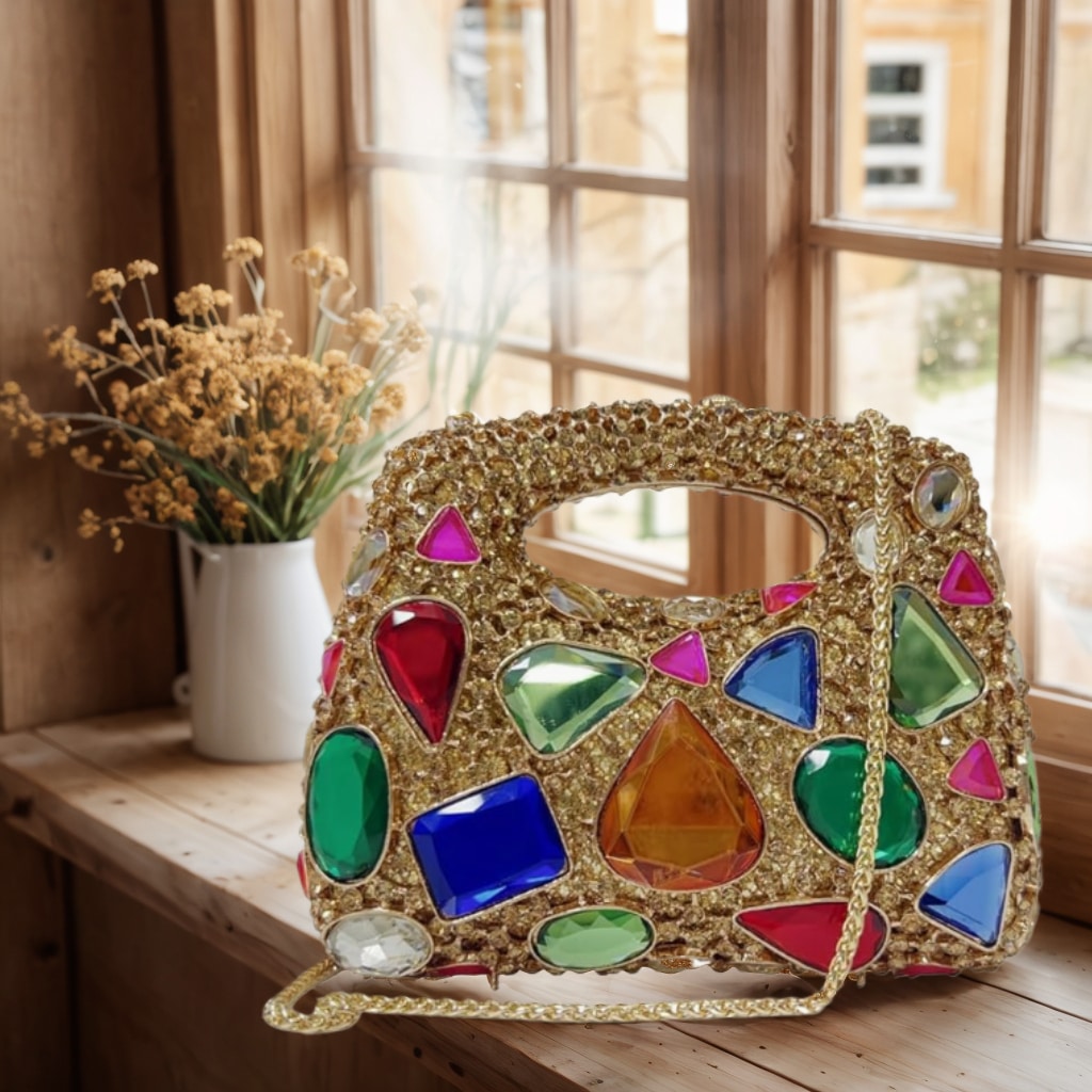 Women Luxury Diamond Rhineston - Women Bags For Wedding ulasan dan harga