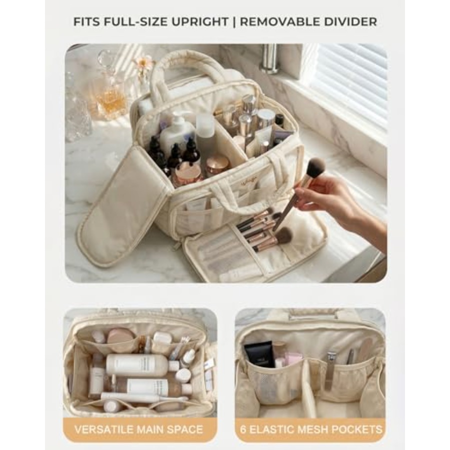 Large Quilted Toiletry Bag for - Women Bags Large ulasan dan harga