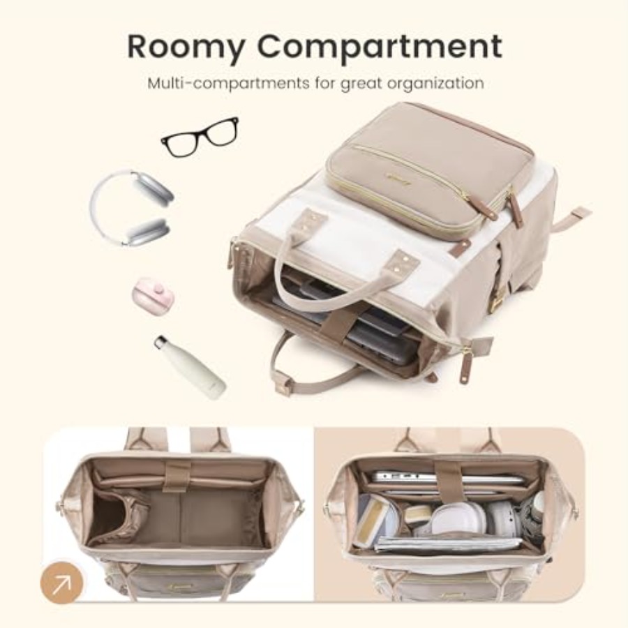 Laptop Backpack for Women Work - Women Bags Large ulasan dan harga