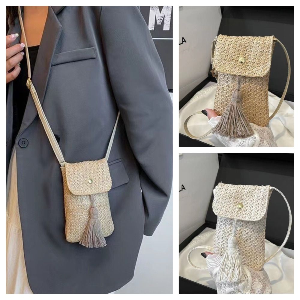Fashion Weaving Straw Woven Ha - Woven Straw Bag ulasan dan harga