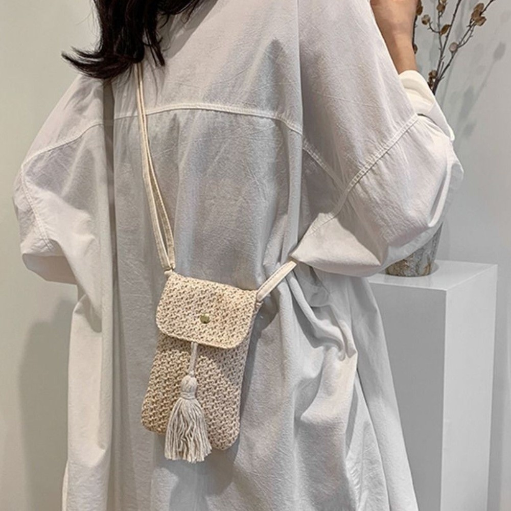 Fashion Weaving Straw Woven Ha - Woven Straw Bag ulasan dan harga