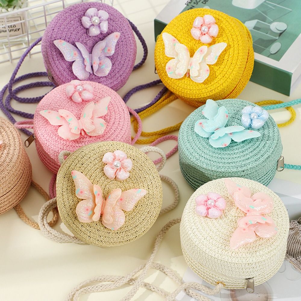 Round Shape Straw Bag Princess - Woven Straw Bag ulasan dan harga